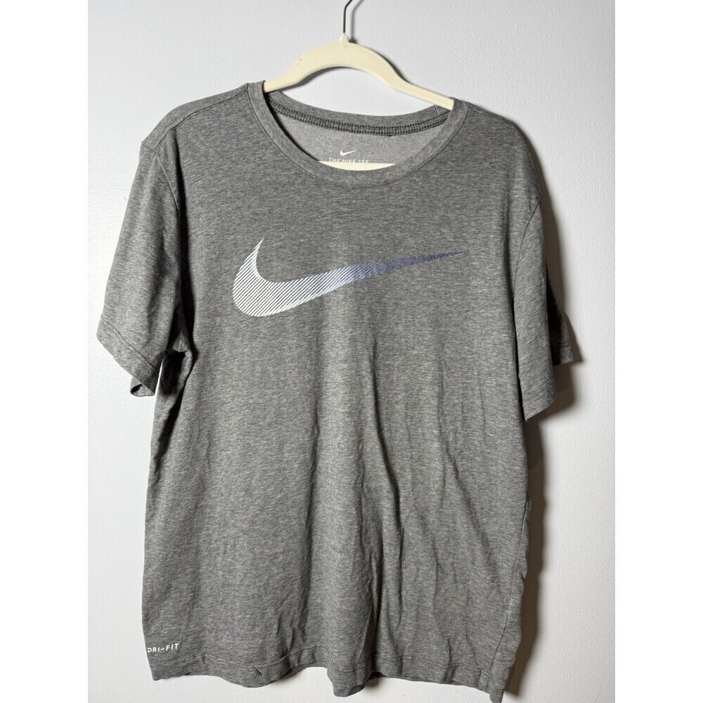 Nike Dri-FIT Men's Gray Athletic T-Shirt Size Large